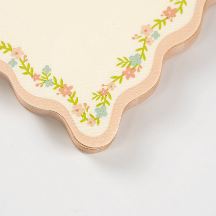 Floral Meadow Beverage Napkins