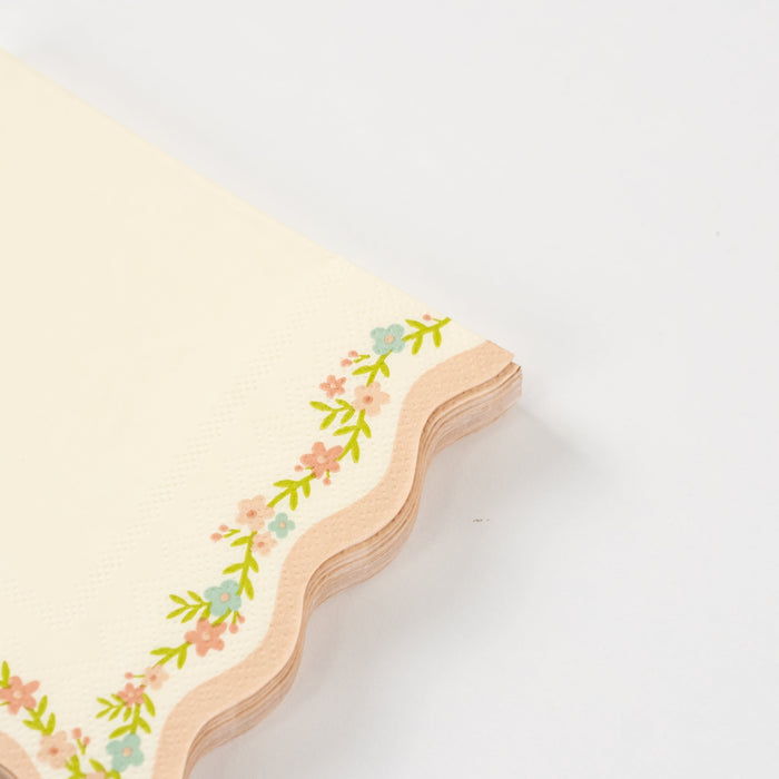 Floral Meadow Beverage Napkins