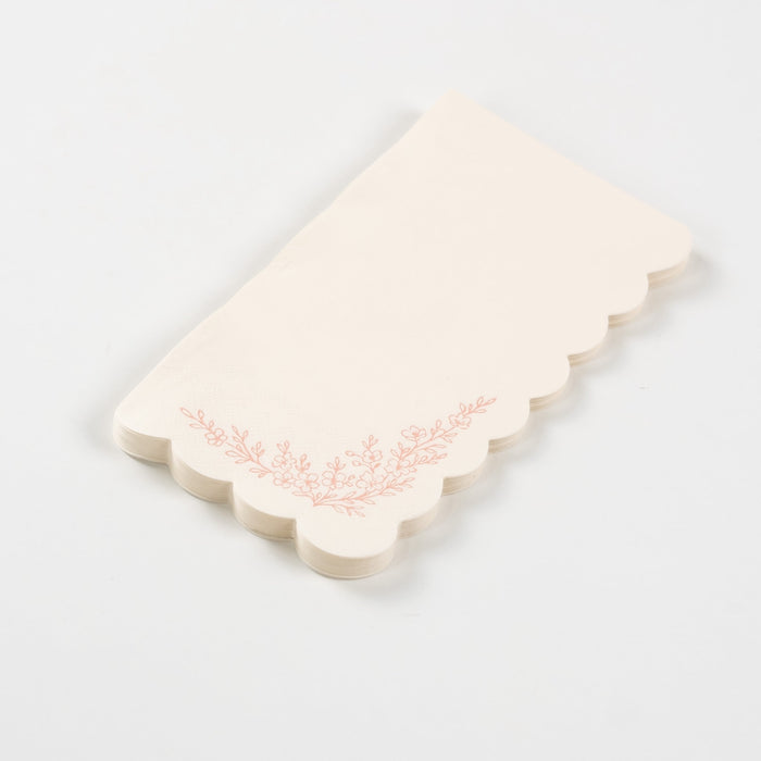 Floral Elegance Pink Guest Towels