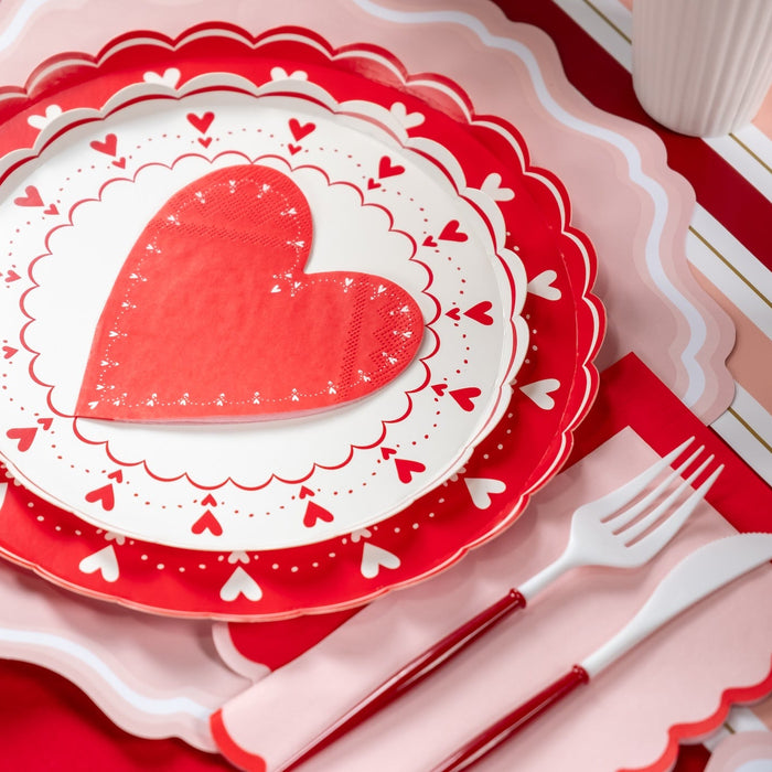 From the Heart Scallop Guest Towels