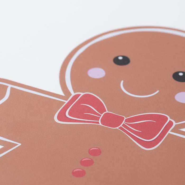 Gingerbread Man Paper Placemats