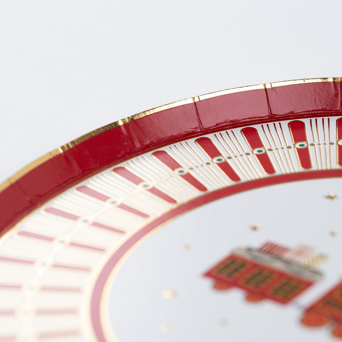 North Pole Express Dessert Plates