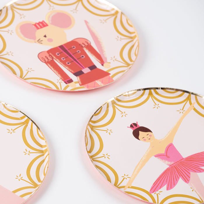 Nutcracker Dessert Plates