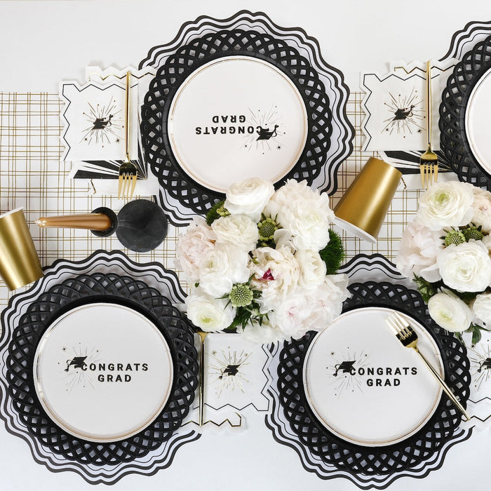 Congrats Grad Graduation Dessert Plates