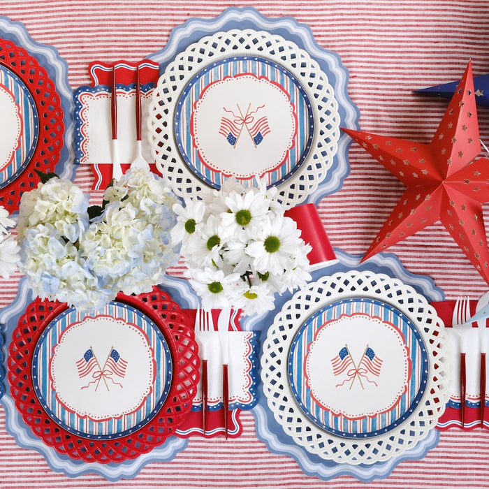 4th of July Patriotic Cocktail Napkin