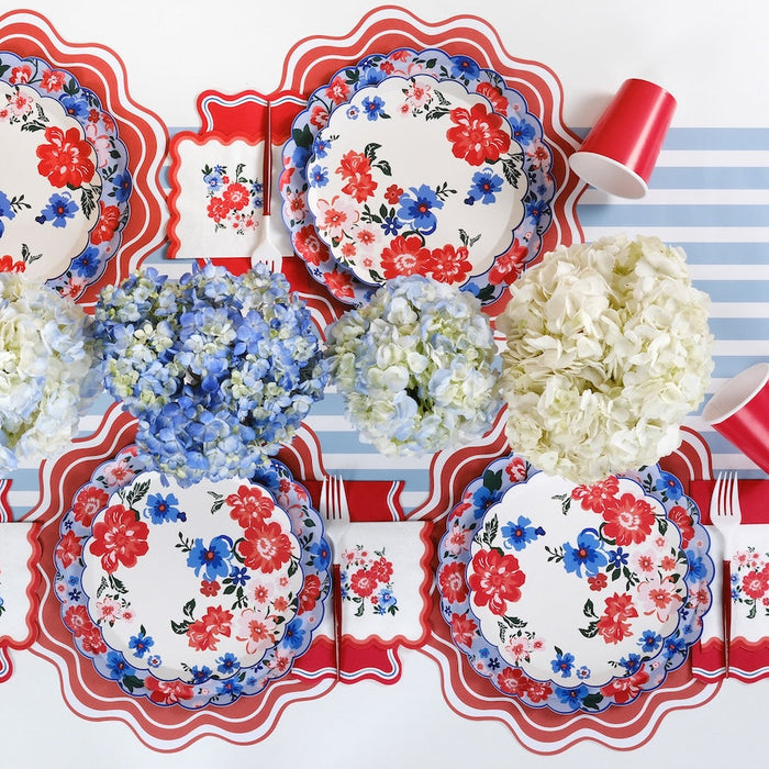 Summer Floral Cocktail Napkins