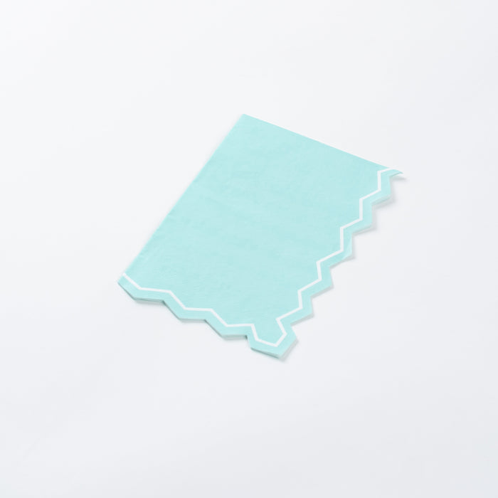 Mint Celebration Chic Guest Towels