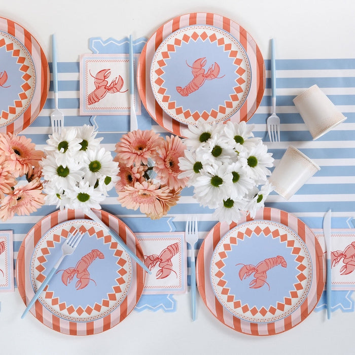 Light Blue Celebration Chic Guest Towels