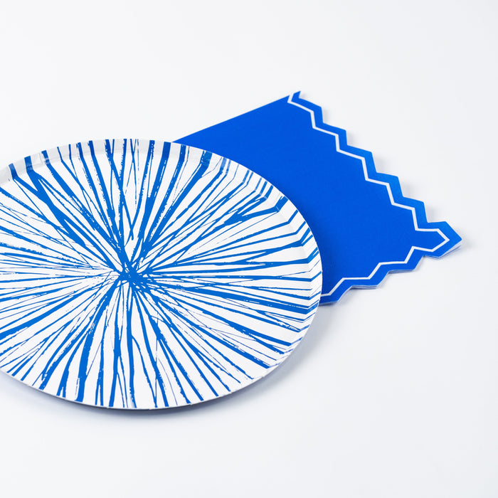 Blue Celebration Chic Guest Towels