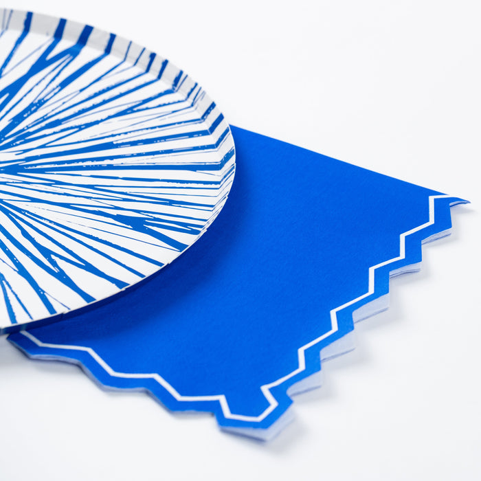 Blue Celebration Chic Guest Towels