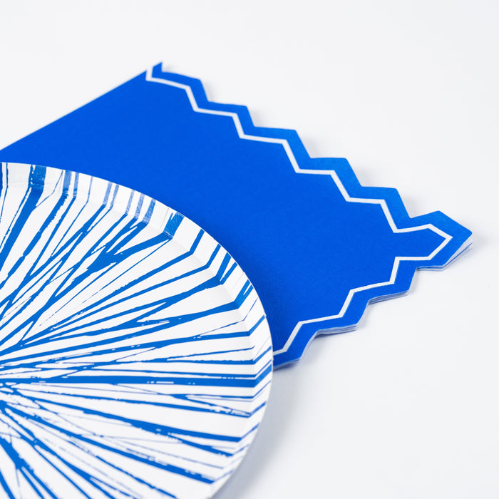 Blue Celebration Chic Guest Towels