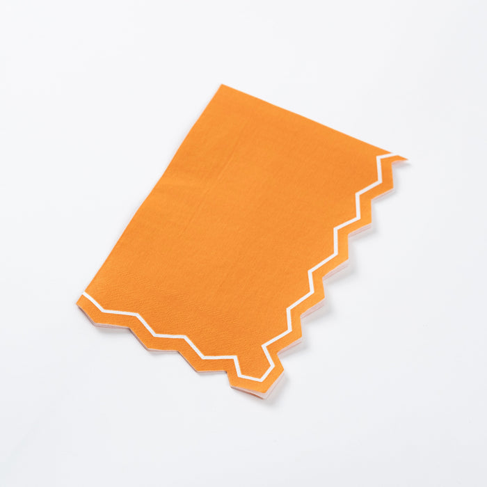 Orange Celebration Chic Guest Towels