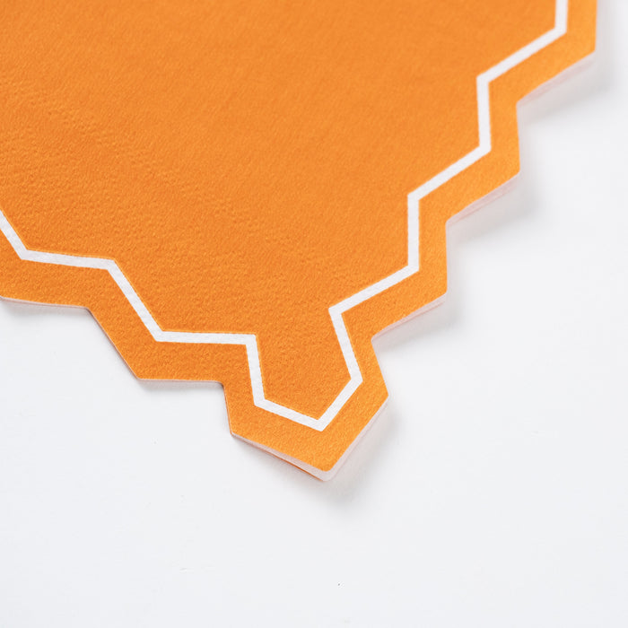 Orange Celebration Chic Guest Towels