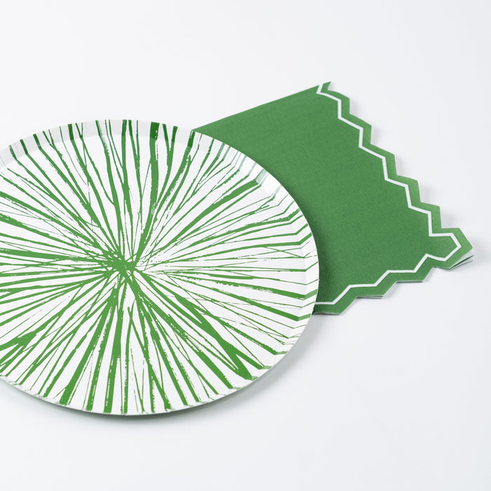 Green Celebration Chic Guest Towels