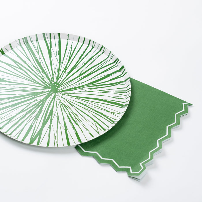 Green Celebration Chic Guest Towels