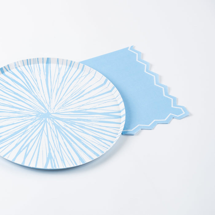 Light Blue Celebration Chic Guest Towels