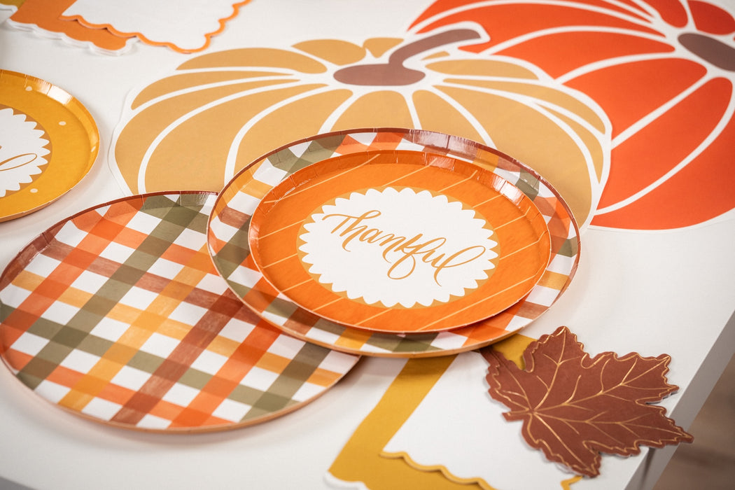 Harvest Pumpkins Paper Placemats
