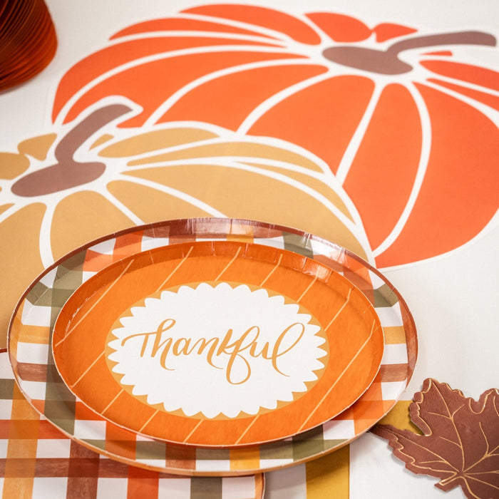 Harvest Pumpkins Paper Placemats