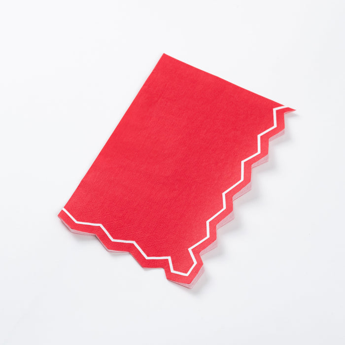 Red Celebration Chic Guest Towels