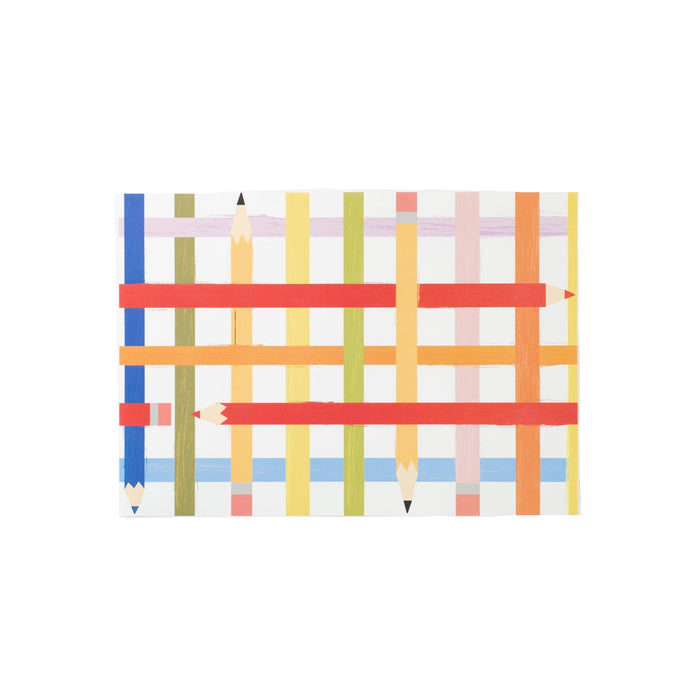 Colorful Pencils Paper Placemats