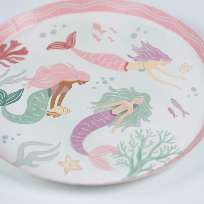 Mermaid Dessert Plates