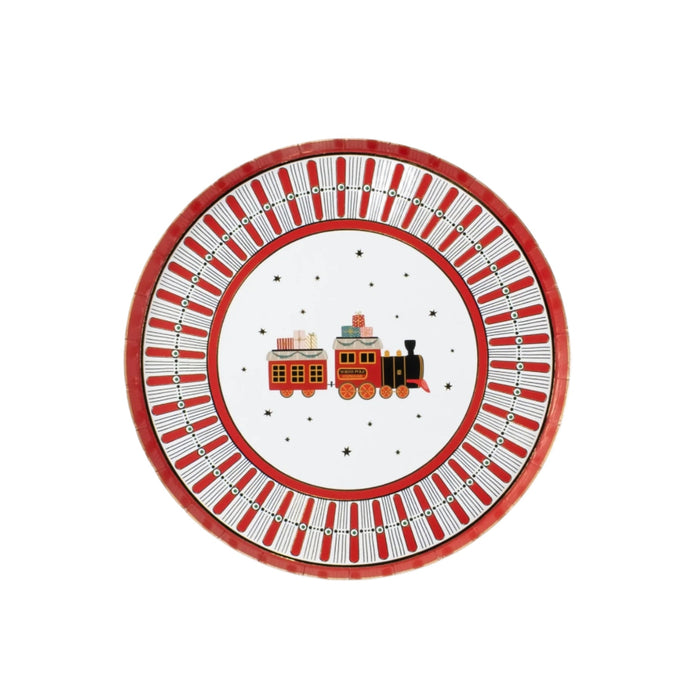 North Pole Express Dessert Plates