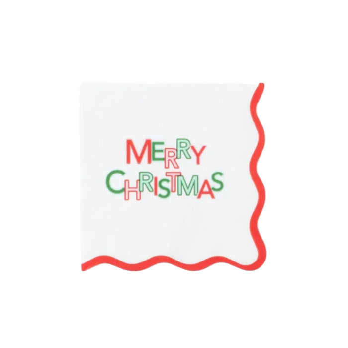 Merry Christmas Cocktail Napkins