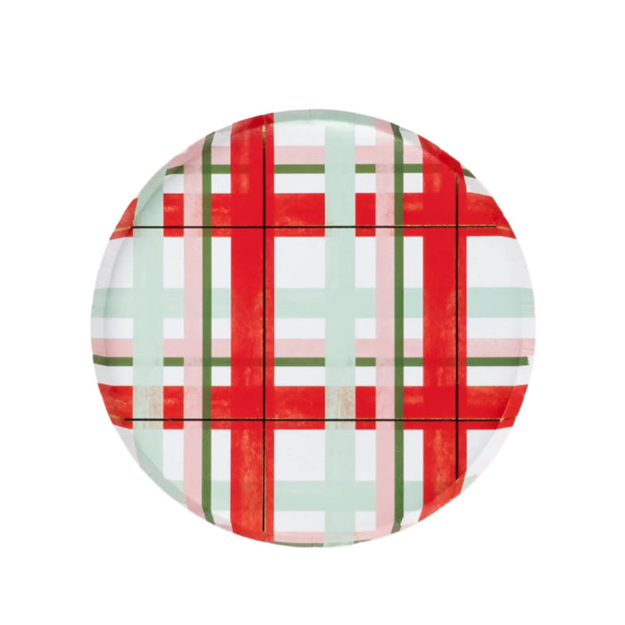 Cheerful Plaid Small Plates