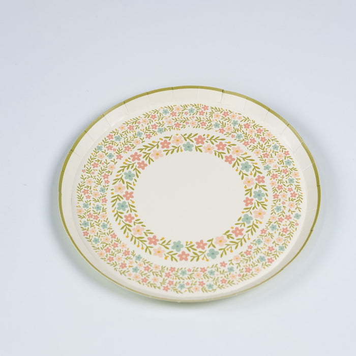 Floral Meadow Dessert Plates