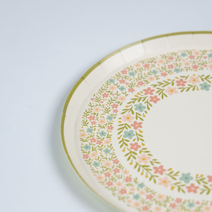 Floral Meadow Dessert Plates