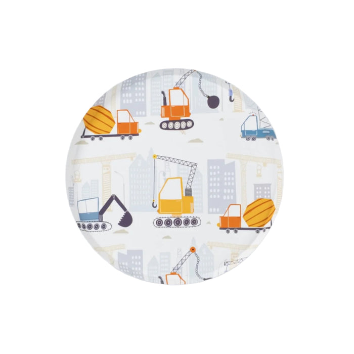 Construction Dessert Plates