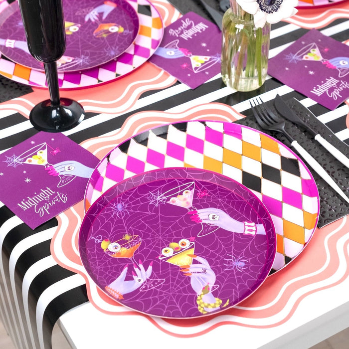Midnight Spirits Halloween Dessert Plates