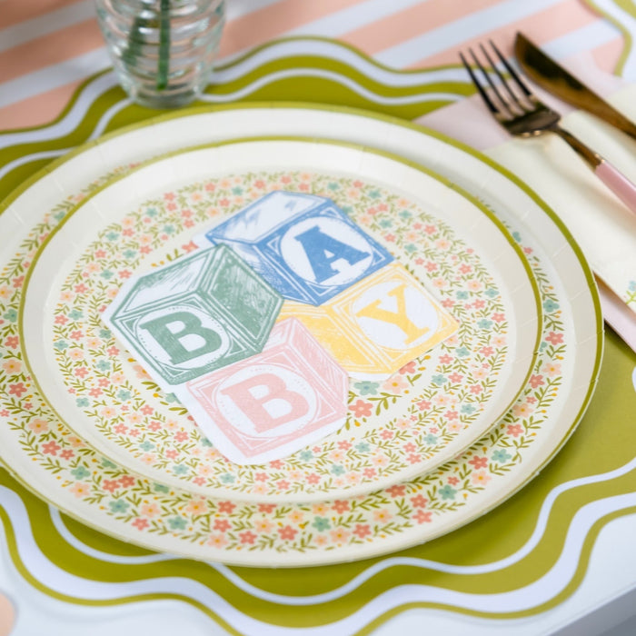 Baby Blocks Beverage Napkins