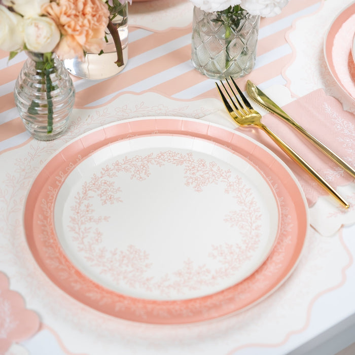 Pink Floral Elegance Party Kit