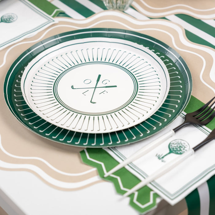 Golf Dessert Plates