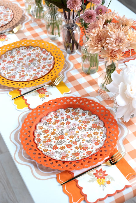 Deluxe Autumn Floral Party Kit- 24 Place Settings