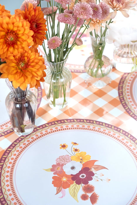 Harvest Floral Round Placemats