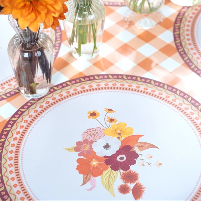Harvest Floral Round Placemats