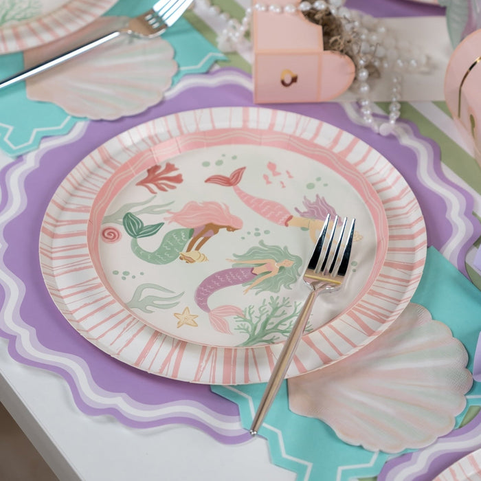 Mermaid Dessert Plates