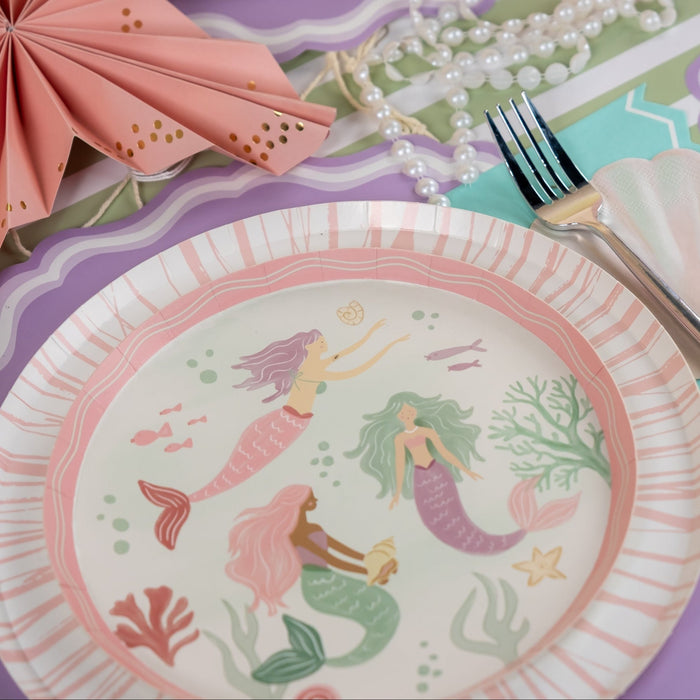 Mermaid Dessert Plates