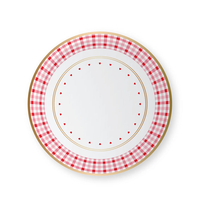 Elegant Valentine Dessert Plates