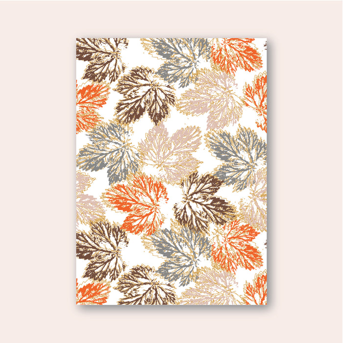 Falling Leaves Thanksgiving Digital Invitation