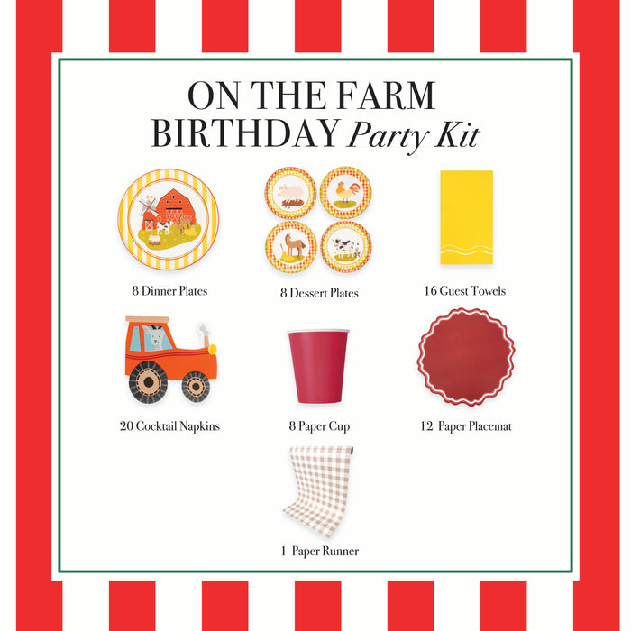 On the Farm Birthday Party Kit