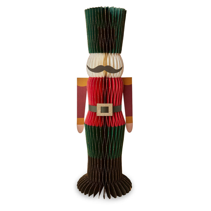 Honeycomb Paper Nutcracker Decor