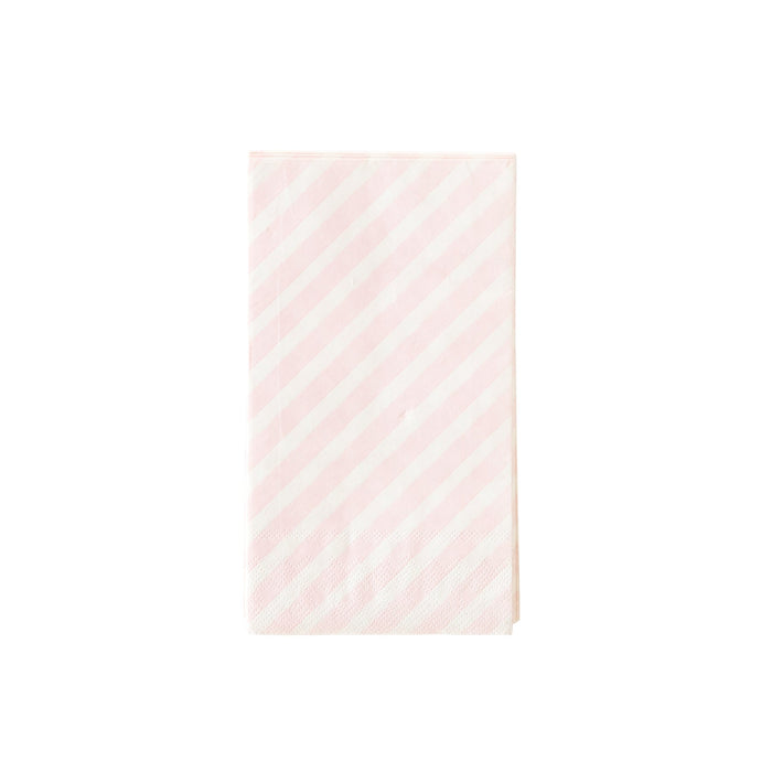 Gingerbread Pink Stripe Guest Towels