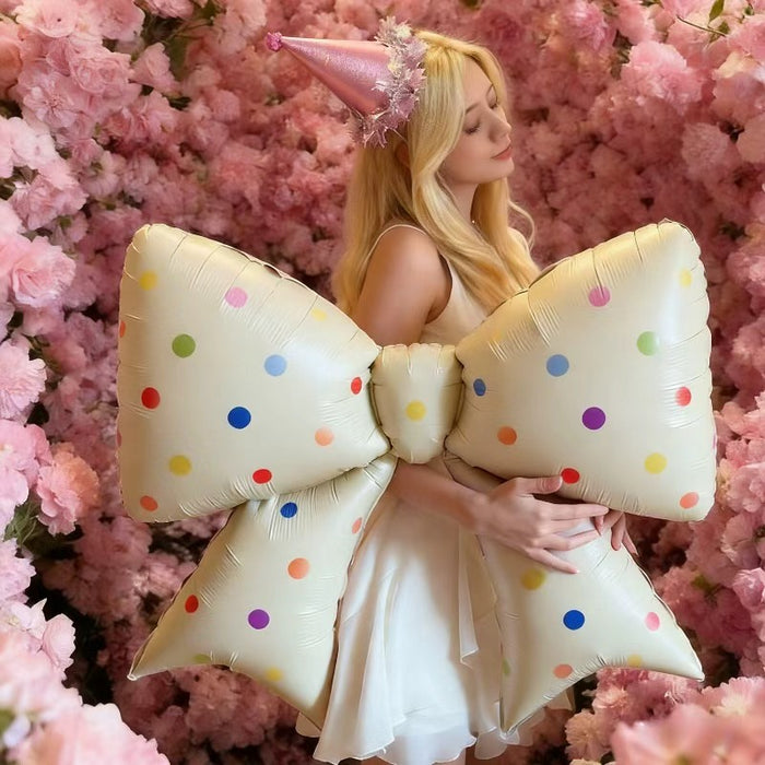 38" Polkadot Bow Balloon