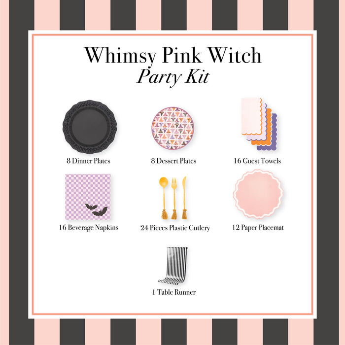Whimsy Pink Witch Party Kit