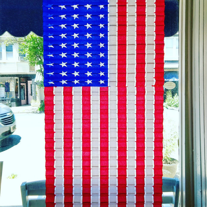 Large US FLAG Honeycomb Party Decoration