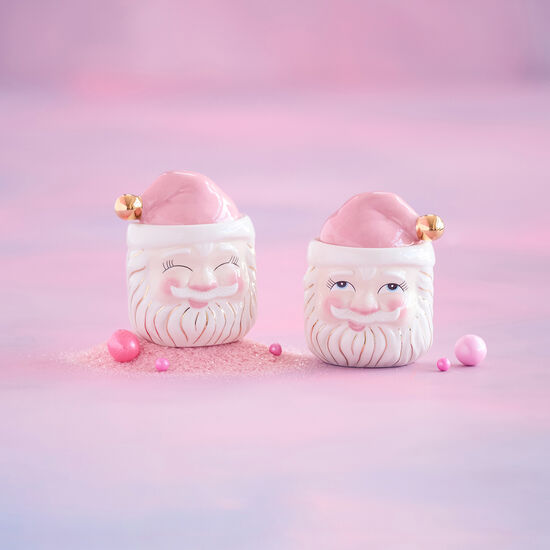 Pink Papa Noel Candy Jar