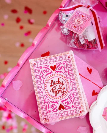Lucky Card Dinner Napkin